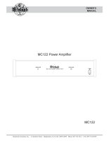 McIntosh MC-122 - Owners manual 